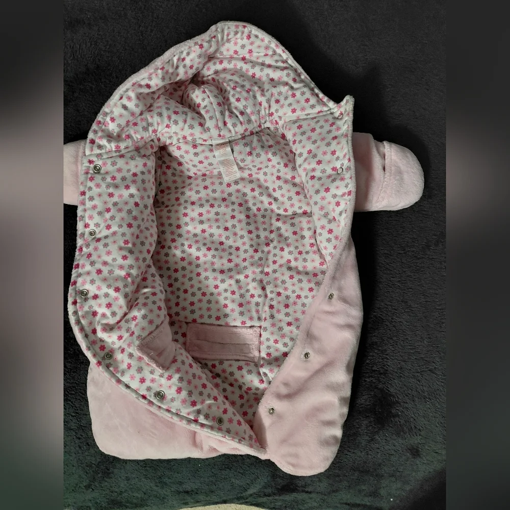 Carter's Soft Pink Sleep Sack with Rabbit Design